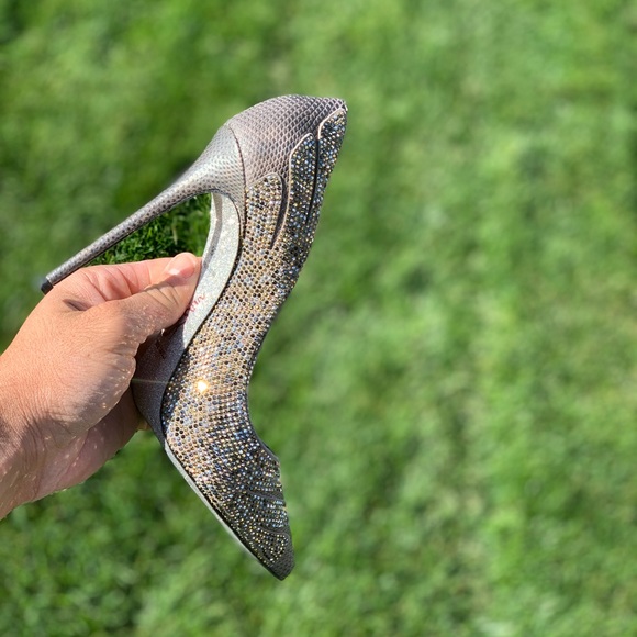 SOLD  | Rene Caovilla Crystal Lizard Stiletto Pump - Picture 7 of 7